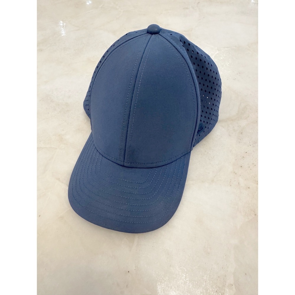 Melin A-Game Hydro Hat Blue Classic Snapback Perforated Performance Baseball Cap